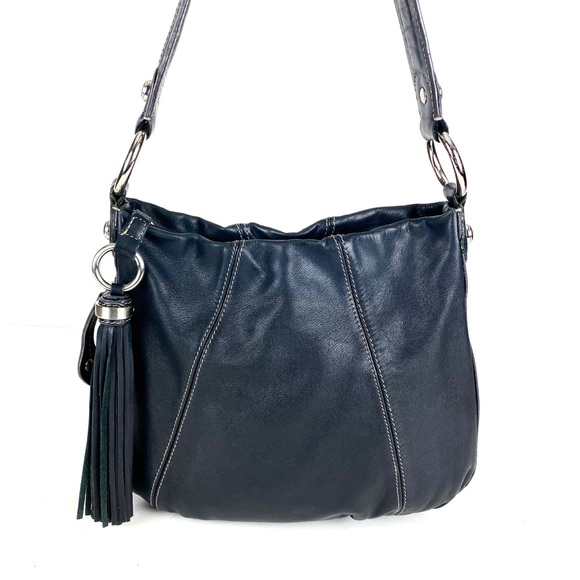 b. makowsky Handbags - B Makowsky Shoulder Bag Black Leather